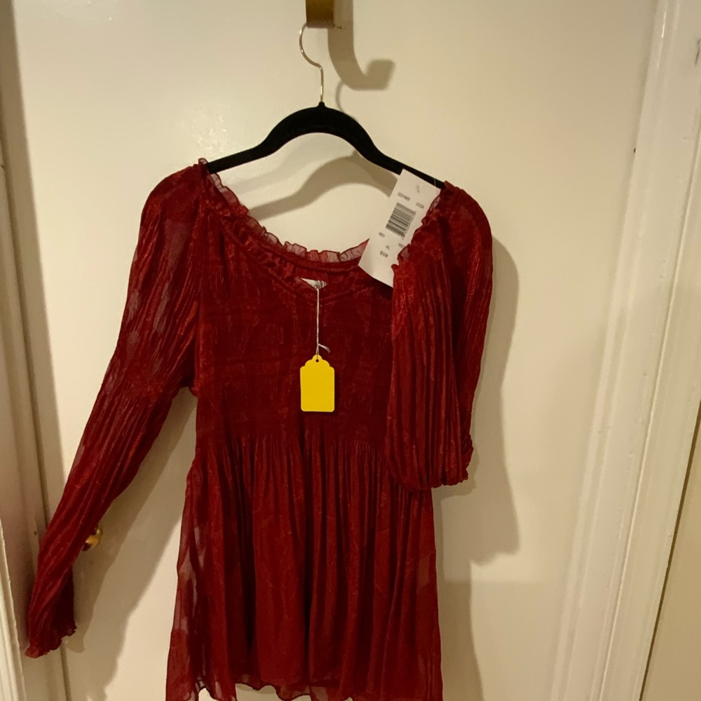 XL bohemian style flowing blouse-